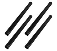 Hemobllo 4pcs Universal Vacuum Cleaner Extension Tubes 32mm Diameter Plastic Replacement Pipes for Hard-to-Reach Areas Cleaning, Compatible with Most Vacuum, Black