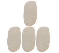 Hemobllo 4Pcs Violin Viola Code String Bridge Parchment Pads Easy to Install Bright Sound Light Yellow 0.39X0.20X0.12In Replacement String Pads