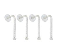Hemobllo 4pcs Wall Mounted Storage Hook Towels Bathroom Headbands