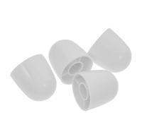 Hemobllo 4pcs White Abs Toilet Caps for Toilet Floor Bolts and Base Easy to Clean Simple Installation for Bathroom Accessories