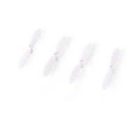 Hemobllo 4pcs White Replacement Propeller Blades for Nano Rc Quadcopter, Sturdy Hard Plastic Material, Easy to Install, Suitable for Replacing Old or Broken Blades
