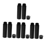 Hemobllo 4sets Microphone Stand Extension to Adapter Alloy Mic Desk Stand Extension Tubes for Enhanced Flexibility Live Streaming and Performance