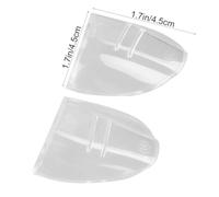 Hemobllo 5 Pairs Glasses Wings Side Shields for Eyewear Protection, Single Hole Safety Glasses Side Baffles, Industrial Eye Protector for Outdoor and Work Use