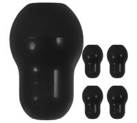 Hemobllo 5 Pcs Silicone Replacement for Ear Hooks Noise Isolation and Comfortable Fit, Black Stethoscope Ear Parts 3.5mm Aperture, and Professional Use