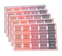Hemobllo 5 Sheets Bible Book Tabs Coated Paper Bible Study Tabs for Chapters Index Stickers for Men Women for Efficient Scripture Navigation and Easy Page Marking