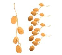 Hemobllo 5 Strings Artificial Potato Hanging Strings Vegetable Props for Home Restaurant Farmhouse Decoration Photography Party Display
