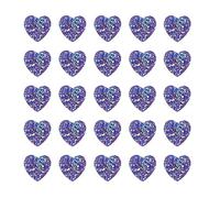 Hemobllo 50pcs 12mm Light Purple Heart-Shaped Resin Flatback Rhinestones DIY Nail Art Accessories Craft Making Material for Headwear and Phone Case Decoration