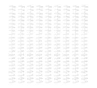 Hemobllo 50pcs 15.9mm Double Loop Wire Binding Rings 23-hole Spiral Coils for Notebook Binding School Office Supplies