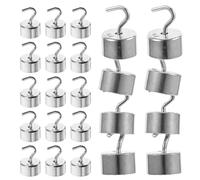 Hemobllo 50pcs 5g Slotted Laboratory Weights Set with Hooks, 250g Total Chromium-plated Metal Mass for Physics Educational Experiments and Science Lab Use