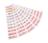 Hemobllo 50pcs Cute Breathable Pe Plasters for Wounds, Easy to Paste Adhesive Bandages with Simple Shape, for Children’s Small Cuts, Scrapes and Burns Protection Style