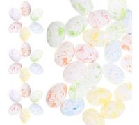 Hemobllo 50pcs Foam Easter Eggs Decorative Eggs for Displays | Smooth Soft Surface, Reusable Craft Supply, Suitable for Vases, Trays, Gift Boxes, Table Centrepieces