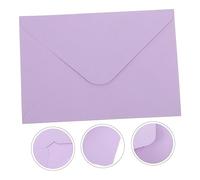 Hemobllo 50Pcs Light Purple Wedding Invitation Envelopes with Blank Cards Wear Resistant for Party Invites Gift Wrapping and Festive Blessings Easy to Seal and Portable