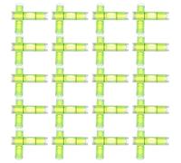 Hemobllo 50pcs Mini Bubble Level Tool 8x35mm Cylindrical Horizontal Spirit Bubble for Photo Frame Installation and Small Leveling Tasks in Home and Workshop