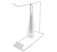 Hemobllo 50pcs Nail Art Practice Display Sticks with White Iron Fan-shaped Holder and Ring, Nail Polish Sample Holder for Salon and Manicure Practice Tools