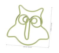 Hemobllo 50Pcs Owl Shaped Paper Clips Cute Colored Paperclips Small Portable Paper Clip Holders for Unique Cartoon Office Stationery Organizer
