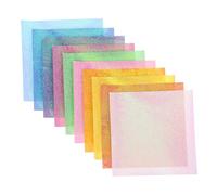 Hemobllo 50Pcs Pearl Color Folding Craft Paper Square Origami for DIY Arts and Decorative Crafts Lightweight and Easy to Fold for Adults