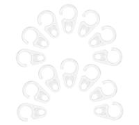 Hemobllo 50pcs Plastic Curtain Hooks for Shower Curtains and Drapes with Easy Installation Versatile Use