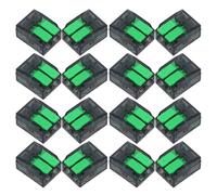 Hemobllo 50pcs Quick Wire Splitter Lever Connectors Compact Spring-loaded Electrical Terminals Designed for Automotive and Residential Wiring