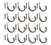 Hemobllo 50pcs Zinc Alloy Wall Mounted Single Hooks for Coats and Hats, Antique Retro Style, Sturdy and Not Easy to Fade or Break, for Kitchens and Doors