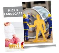 Hemobllo 54pcs Engineering Worker Figures Set for Durable Plastic Construction Models with Bright Colors Realistic Design for Creative Play and