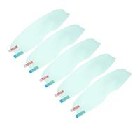 Hemobllo 5pcs Anti-fog Rainproof Motorcycle Helmet Visor Film Insert with Thick Adhesive Edge, Universal Waterproof Helmet Shield Sticker for Vision and Safe Riding