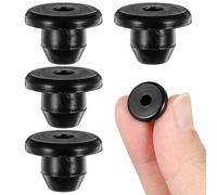 Hemobllo 5pcs Black Rubber Oil Filler Plugs for Floor Bottle Jack, Lightweight and Easy to Use Hydraulic Filler Bung, Suitable for Trolley Jack Maintenance and Industrial Lifting