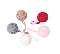 Hemobllo 5Pcs Christmas Tree Hanging Pendants Decorative Ornaments in Red White Pink Gray Craftsmanship for Holiday Decoration and Festive Gift Embellishment
