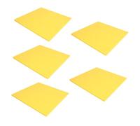 Hemobllo 5pcs Felt Acoustic Absorption Panels for Sound Insulation with Easy Installation, Yellow Felt Noise Reduction Wall Boards for Music Rooms and Dance Rooms