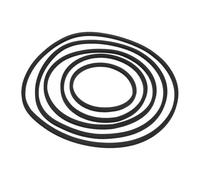 Hemobllo 5pcs Floating Plant Rings for Aquarium Fish Tank Stable Feeding Rings with Simple Black Design Suitable for Various Floating and Water Plants Fish Feeding Isolation Circles