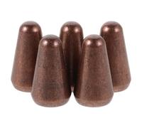 Hemobllo 5pcs Guitar Toggle Switch Cap -way Metal Electric Guitar Pickup Switch Tip Covers for Tremolo Arm Accessories Replacement Parts Hardware