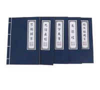 Hemobllo 5pcs Kung Fu Themed Memo Books Set - Traditional Chinese Style Vintage String-bound Notebooks with Blank Pages - Retro Calligraphy Journals for Writing and Cosplay Enthusiasts