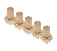 Hemobllo 5pcs M5 Pure Copper Snow Machine Filter Nozzle, Pneumatic Bubble Stone Air Diffuser for Fog Compressor, Universal Stage Snow Bubble Machine Accessory