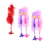 Hemobllo 5pcs Ostriches Shaped Gel Pens for Office and School Smooth Writing Lightweight Ballpoint Pens with Quick Dry Ink Creative Plush Design for Drawing Marking and Random Color