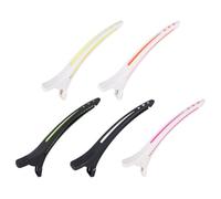 Hemobllo 5pcs Plastic Hair Cutting Clips for Hairdressing with Strong Hold Will Not Hurt Hair for Barbers for Salon and Home Use