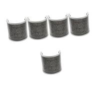 Hemobllo 5pcs Pop Filter for Mic Microphone Windscreen Accessory Adjustable Metal Microphone Pop Filter Shield for Vocal Booth