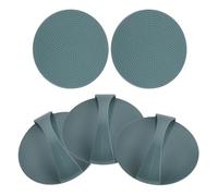 Hemobllo 5Pcs Printmaking Baren and Plastic Carving Boards 10Cm Diameter for Woodblock Printing, Engraving and Rubbing, DIY Craft Kit for Beginner Artists