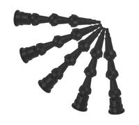 Hemobllo 5pcs Rotating Caulk Tip Sealant Nozzle Accessories for Precise Caulking Hard Reach Areas for Bathrooms and Kitchens Flexible Grout Tool for Clean Finishing