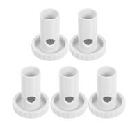 Hemobllo 5pcs round Cooler Drain Plug Replacement Caps, Waterproof Plastic Screw Hole Stoppers with Universal Compatibility for Refrigerator and Cooler, for Home and Business Use