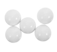 Hemobllo 5pcs White Acrylic Russian Wheel Beads for Roulette Wheel and Roulette Disc, round Shape Game Accessory to Enhance Gaming Experience, for Party and Game Playing