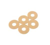 Hemobllo 5pcs Yellow Gold Guitar Toggle Plate Treble Ring Rhythm Washer Set for Electric Guitar Gn603 Musical Instrument Accessory Electronics and Repair