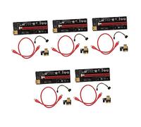 Hemobllo 5sets Pci-e to Adapter Riser Cable for Computer Accessories Graphics Card Extension Cable Mining Rig Setup