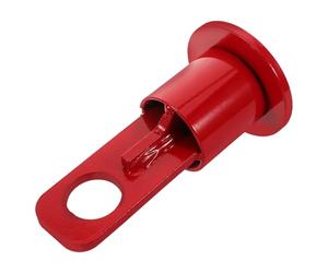 Hemobllo 5th Wheel Tow Hitch Mount Trailer Hook Red Steel Trailer Hitch Accessory with Adjustable Lift Bracket for Tractor and Heavy Duty Towing