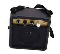 Hemobllo 5w Mini Amplifier for Electric Drum Kit with High Fidelity Sound, Compact and Portable Design, Black Plastic and Metal Construction, as Portable Bass Amp and Acoustic Guitar