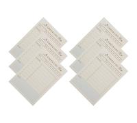 Hemobllo 6 Books Portable Self-stick Memo Pads Small Writing Notepads with Smooth Writable Paper for Daily Planning and Workspace Use Beige Colour