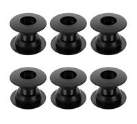 Hemobllo 6 Sets Foosball Table Bearing Rods and Bushing for 1.4m Table Football Machine Parts Replacement 25mm Thickness Football Board Bearings for Game Training and Fun