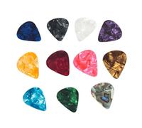 Hemobllo 60pcs Set of Unique Heart Shape Guitar Picks Made of Celluloid, Ultra Thin and Portable Carry, Suitable for Banjo and Guitar Playing Random Color