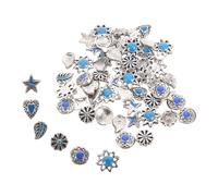 Hemobllo 60pcs Vintage Western Nail Charms for Acrylic and Gel Nails Metal Manicure Decorations with Easy Application and Versatile Fit for Daily Fashion and DIY at Home