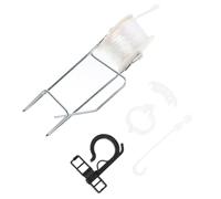 Hemobllo 61pcs Greenhouse Plant Support Trellising Kit with Tomato Roller Hooks and Cherry Hanging Plant Hangers for Outdoor Vine Gardening