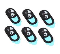 Hemobllo 6pcs Cartoon Privacy Cover for Laptop Tablet Webcam Camera Cover Webcam Lid Slider Cartoon Lens for Protecting Your Privacy during Video Calls at Home Office