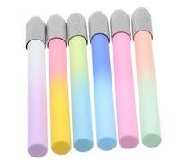 Hemobllo 6Pcs Copper Colored Pencil Extenders for Artists Drawing Extender Holders with High Hardness Practical Pencil Extension Tool for Crayon Professional Art Accessory